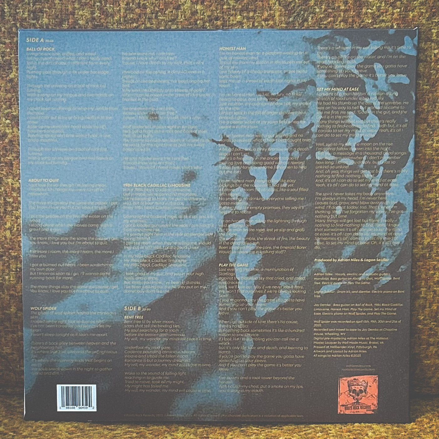 Adrian Niles – Wolf Spider (Limited Edition 180g Black Vinyl)